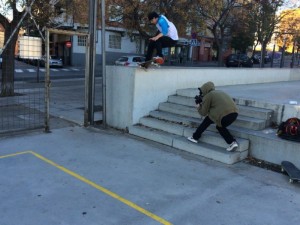 fakie nosegrind 180 out